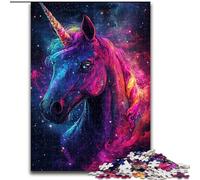 Puzzle per adulti da 1000 pezzi raffiguranti cani della galassia, dimensioni 50x75cm, ideali per gli innamorati, perfetti come regalo di Natale, Capodanno e San Valentino.
