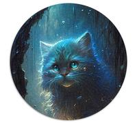 Puzzle per adulti da 1000 pezzi raffiguranti gatti persiani nel paese delle fate, un regalo perfetto per il divertimento in famiglia (67,5x67,5cm)