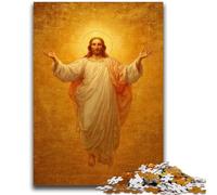 Puzzle per adulti da 1000 pezzi raffiguranti Gesù, un gioco stimolante, giocattoli, ideale come regalo per tutta la famiglia, dai 14 anni in su, 38x26cm