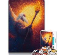 Puzzle per adulti da 1000 pezzi raffiguranti Gesù, un gioco stimolante, ideale come regalo per tutta la famiglia (dimensioni 75x50cm)