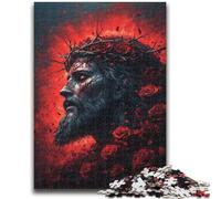 Puzzle per adulti da 1000 pezzi raffiguranti Gesù, un gioco stimolante, ideale come regalo per tutta la famiglia (38x26cm)
