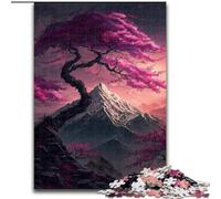 Puzzle per adulti da 1000 pezzi raffiguranti i fiori di ciliegio giapponesi, un regalo perfetto per il divertimento in famiglia (dimensioni 26x38cm)