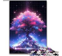 Puzzle per adulti da 1000 pezzi raffiguranti l'albero della vita, per adolescenti e famiglie, perfetto come decorazione fai da te e come sfida per il cervello (dimensioni: 26x38cm)