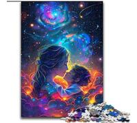 Puzzle per adulti da 1000 pezzi raffiguranti l'universo arcobaleno, un rompicapo stimolante per adolescenti, perfetto come decorazione per la casa o come regalo (dimensioni: 50x75cm)