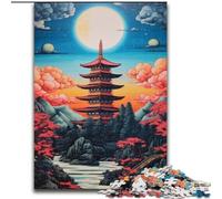 Puzzle per adulti da 1000 pezzi raffiguranti templi giapponesi Puzzle in cartone, regalo perfetto per genitori, amanti e amici Età 14+ 1000 pezzi(26x38cm)
