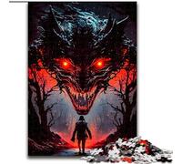 Puzzle per adulti da 1000 pezzi, raffiguranti umani e mostri. Puzzle in legno, dimensioni 50x75cm. Rompicapo impegnativo per adolescenti, gioco interattivo divertente per tutta la famiglia.