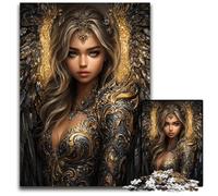 Puzzle per adulti da 1000 pezzi raffiguranti un bellissimo angelo oscuro femminile Puzzle in cartone dal design intricato per adolescenti,decorazioni fai da te e divertimento che stimola la mente