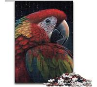 Puzzle per adulti da 1000 pezzi raffiguranti un pappagallo, puzzle impegnativi, dimensioni 50x75cm, perfetti per il divertimento in famiglia, giochi di società, bomboniere per feste di compleanno.