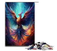 Puzzle per adulti da 1000 pezzi raffiguranti una fenice colorata decorazione per la casa giocattoli puzzle ideali come regali per tutta la famiglia 1000 pezzi