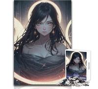 Puzzle per adulti da 1000 pezzi, ragazza anime Arwen, bellissimo design, analisi del gioco e logica, regali di Babbo Natale segreto, dimensioni 50x75cm