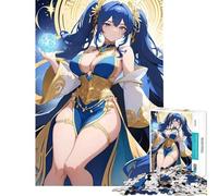 Puzzle per adulti da 1000 pezzi ragazza anime con sfera magica giocattolo da 1000 pezzi decorazione da parete migliora la memoria regalo di compleanno regali (38x52cm)