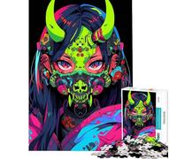 Puzzle per adulti da 1000 pezzi ragazza cyberpunk difficile e stimolante divertente gioco per ragazzi dai 14 anni in su (38x26cm)