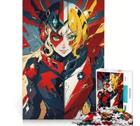 Puzzle per adulti da 1000 pezzi: Ragazza in armatura cibernetica, gioco rompicapo, difficile, ideale come regalo per tutta la famiglia 38x52cm