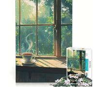 Puzzle per adulti da 1000 pezzi "Raggio di sole tra il verde" decorazione da parete regalo di compleanno per rafforzare l'amore tra le coppie 38x52cm