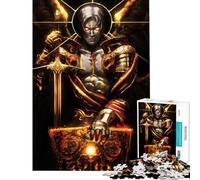 Puzzle per adulti da 1000 pezzi Re Spada d'Oro gioco di puzzle per adulti decorazione da parete sfida difficile regalo di Natale o compleanno (dimensioni 50x75cm)