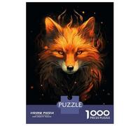 Puzzle Per Adulti Da 1000 Pezzi Red Fox Mysterious Puzzle Per Adulti Gioco Pratico Migliora La Memoria Attività Divertenti A Casa 52x38cm/1000pcs