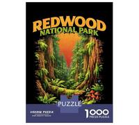 Puzzle Per Adulti Da 1000 Pezzi Redwood National Park Illustration Puzzle Per Adulti Gioco Pratico Difficile Difficile Regali Unici Per Compleanno E Natale 52x38cm/1000pcs