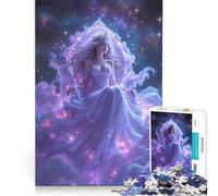 Puzzle per adulti da 1000 pezzi "Regina Celeste", gioco rilassante, impegnativo da completare, da aggiungere alla lista dei desideri con Babbo Natale 38x26cm