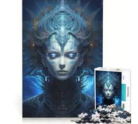 Puzzle per adulti da 1000 pezzi, Regina di Atlantide, giochi rilassanti, difficoltà elevata, con poster abbinato e foglio di curiosità, 50x75cm