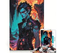 Puzzle per adulti da 1000 pezzi: Regni del Fuoco e dell'Ombra Ade gioco rilassante decompressione intellettuale regalo di compleanno regalo di viaggio 38x26cm