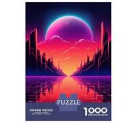 Puzzle Per Adulti Da 1000 Pezzi Retrowave Chroma Dreams Puzzle Per Adulti Giochi Divertenti Difficile Difficile Compleanno E Regali Unici 70x50cm/1000pcs