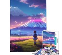 Puzzle per adulti da 1000 pezzi Riflessioni rilassanti Gioco impossibile Gioco educativo Sfida Giocattolo Regalo di compleanno Migliora la memoria (Dimensioni 38x52cm)