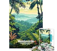 Puzzle per adulti da 1000 pezzi Riserva della foresta pluviale di Monteverde Costa Rica gioco educativo rompicapo regalo di compleanno (dimensioni 50x75cm)