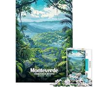 Puzzle per adulti da 1000 pezzi Riserva della foresta pluviale di Monteverde Costa Rica Gioco rilassante gioco stimolante regalo per compleanni sfida impegnativa (dimensioni 50x75cm)