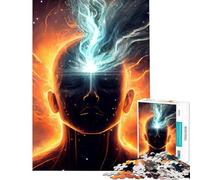 Puzzle per adulti da 1000 pezzi risveglio illuminazione giochi per famiglie giocattoli educativi ottimo regalo per giocare vacanze a casa ammazzare il tempo (dimensioni 38x52cm)