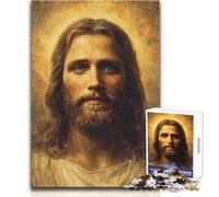 Puzzle per adulti da 1000 pezzi, ritratto antico di Gesù Cristo, giocattolo, gioco intellettuale, decorazione per la casa, regali di Babbo Natale segreto, dimensioni 50x75cm