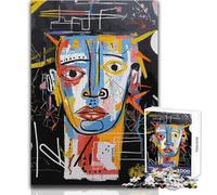 Puzzle per adulti da 1000 pezzi, ritratto astratto di Augusto in colori vivaci, gioco pratico, educativo, regalo per compleanni, dimensioni 50x75cm