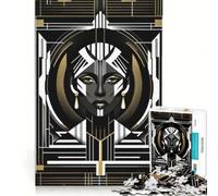 Puzzle per adulti da 1000 pezzi, ritratto di cyborg futuristico, gioco rompicapo, difficile, ideale come regalo per tutta la famiglia 38x26cm