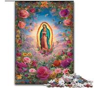 Puzzle per adulti da 1000 pezzi Ritratto di Maria Madre, gioco stimolante e gioco per famiglie con pezzi completamente interconnessi di forma casuale dimensioni 26x38cm