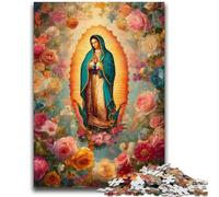 Puzzle per adulti da 1000 pezzi, Ritratto di Maria Madre, puzzle da 1000 pezzi, antistress, sfida difficile, decorazioni e regali unici per la casa (38x26cm)