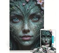 Puzzle per adulti da 1000 pezzi ritratto di uno spirito della natura gioco pratico difficile e stimolante ideale come regalo per tutta la famiglia 50x75cm