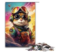Puzzle per adulti da 1000 pezzi Robot Chipmunk di Splatters Un sacco di puzzle colorati spessi Giochi educativi per la casa Giocattoli fai da te Ottimo regalo per i giochi 75x50 cm