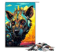 Puzzle per adulti da 1000 pezzi Robot Iena africana di Splatters Molti modelli di colori spessi L'assemblaggio aiuta il cervello a esercitare Giocattoli avvincenti per coltivare la pazienza 75x50 cm