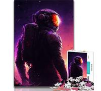 Puzzle per adulti da 1000 pezzi, robot nello spazio, educativo e didattico, ideale come regalo per tutta la famiglia (dimensioni 75x50cm)