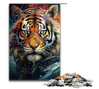 Puzzle per adulti da 1000 pezzi Robot Tiger di Splatters Un sacco di spessi puzzle colorati con nuvole divertenti per tutta la famiglia Ottimo regalo per adolescenti dai 14 anni in su 1000 pezzi