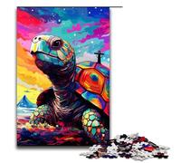 Puzzle per adulti da 1000 pezzi Robot Turtle di Un sacco di spesse nuvole colorate Il modello di assemblaggio aiuta il cervello a esercitare i giocattoli avvincenti per coltivare la pazienza