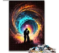 Puzzle per adulti da 1000 pezzi "Romance of the Galaxy" in legno, perfetto come decorazione fai da te o regalo di compleanno, 50x75cm, gioco interattivo per famiglie