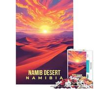 Puzzle per adulti da 1000 pezzi Sabbie Eterne Deserto del Namib Namibia Giochi educativi Giocattoli educativi Regali per il Secret Santa Analisi e logica (Dimensioni 50x75cm)