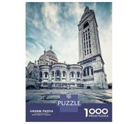 Puzzle Per Adulti Da 1000 Pezzi Sacre Coeur Basilica Puzzle Per Adulti Gioco Rompicapo Un'opera D'arte Attività Divertenti A Casa 52x38cm/1000pcs
