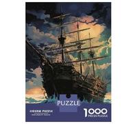 Puzzle Per Adulti Da 1000 Pezzi Sailing Into The Night Puzzle Per Adulti Gioco Rompicapo Per Divertimento in Famiglia Regalo Antistress 38x26cm/1000pcs
