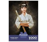 Puzzle Per Adulti Da 1000 Pezzi Samurai Girls Puzzle Per Adulti Gioco Pratico Antistress Regali Per La Riduzione Dello Stress 38x26cm/1000pcs
