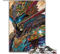 Puzzle per adulti da 1000 pezzi Samurai in legno, rompicapo ad alta difficoltà per adolescenti 50x75cm per gioco interattivo per famiglie