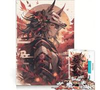 Puzzle per adulti da 1000 pezzi samurai vecchio stile giocattolo educativo difficile e stimolante per rafforzare l'amore tra le coppie 50x75cm