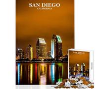 Puzzle per adulti da 1000 pezzi San Diego California fai da te giocattoli opere d'arte regalo per gioco educativo migliorare l'amore tra coppie dimensioni 38x52cm