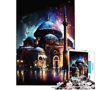 Puzzle per adulti da 1000 pezzi Santa Sofia di Istanbul Un gioco avvincente per coltivare la pazienza ideale per tutta la famiglia perfetto come decorazione o come regalo divertente (50x75cm)