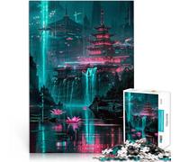 Puzzle per adulti da 1000 pezzi “Santuario custodito” Fatto di carta,per e da 14 anni in su Gioco impossibile Adatto per la decorazione del desktop。misurare:26x38cm/10.24 x 14.96pollice